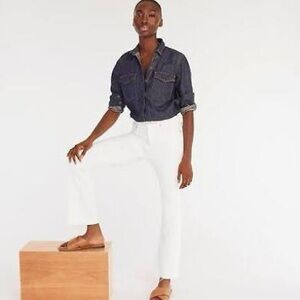 J. Crew 10” Billie Demi Boot crop 25
Women's White Ankle Jeans